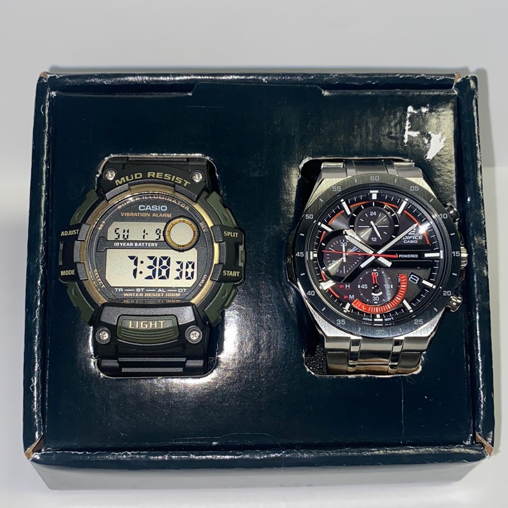 Casio Two Piece Mens Work and Play Watches